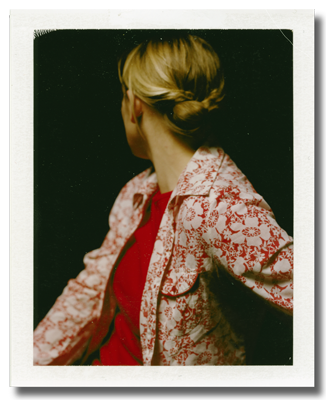Michael Habes, Martine (Skizze), 2006, Polaroid, 8 x 10 cm